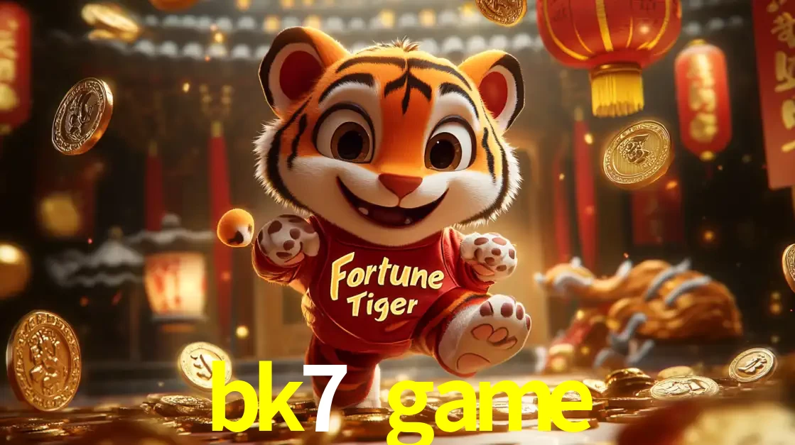O alegre personagem do Fortune Tiger correndo sobre um caminho de moedas de ouro, simbolizando os grandes prêmios e a diversão do popular jogo de slot do bk7 game.
