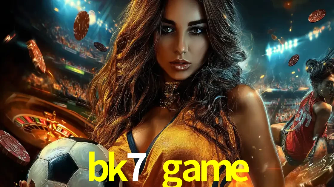 Mulher segurando uma bola de futebol em uma montagem que mistura a paixão esportiva com a emoção da roleta de cassino, tudo disponível na plataforma bk7 game.